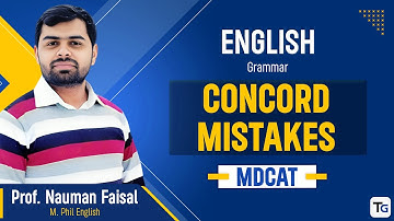 English | Grammar | Concord Mistakes | MDCAT