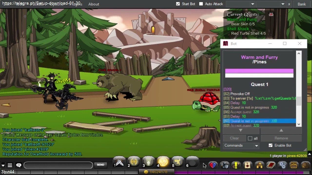 【AQW】ETERNAL REPUTATION BOT GRIMLITE LI V2.1 | AQWorlds 2023