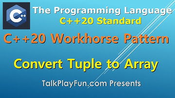 060 - C++20 Workhorse Pattern - Convert std::tuple to std::array - indexer_t, typed_sequence