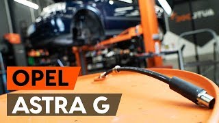 Hvordan bytte Motorupphängning OPEL ASTRA G Convertible (F67) - online gratis video