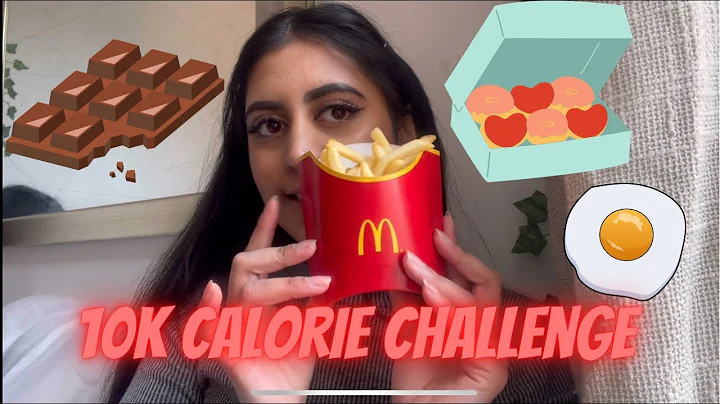 10,000 CALORIE CHALLENGE | GIRL VS FOOD | MASSIVE ...