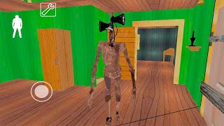 Siren Head Granny The Scary Game Mod - Gameplay Android screenshot 5
