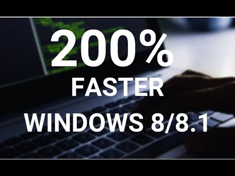 Make your Windows 8, 8.1 Run Super Fast