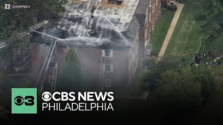 People forced to evacuate after roof collapse during apartment fire in Hatfield