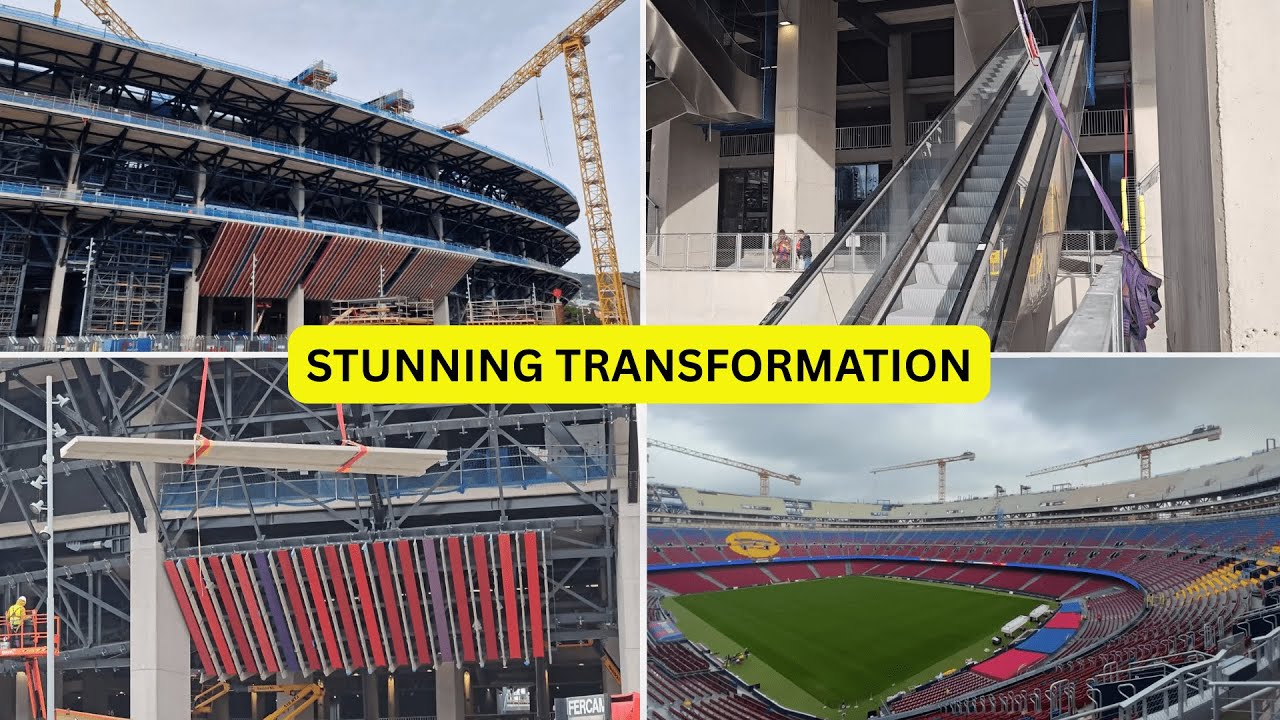 Camp Nou Major Construction Update | Massive Roof Beams  & Diamond Areas Taking Shape - Jan 27 ,2026