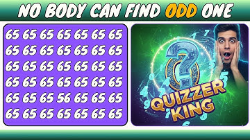 Find The ODD One Out | Number And Letter Edition | Challenge Your Observation Skills | 25 Rounds