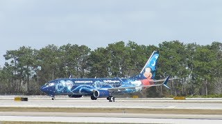 MCO Plane Spotting Feb 2018: WESTJET DISNEY!