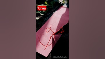 SIGNATURE style for "U" 😍 | Signature ideas #calligraphy #signature #signaturestyle #viral #shorts