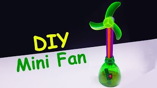 How To Make a Electric Table Fan | DIY Table Fan | Homemade Electric Fan | Science Project