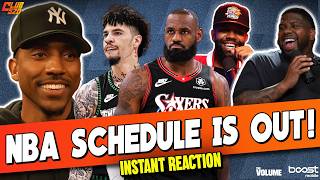 Jeff Teague's INSTANT REACTION to NBA releasing 2026-27 schedule, LeBron & CRAZY Christmas Day games