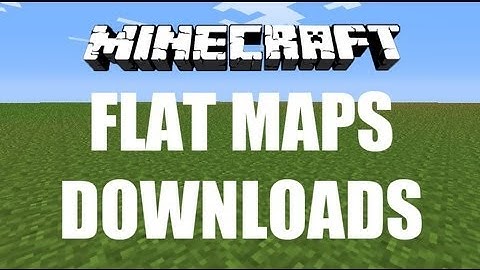 #Minecraft - Flat map Tutorial W/ DOWNLOAD