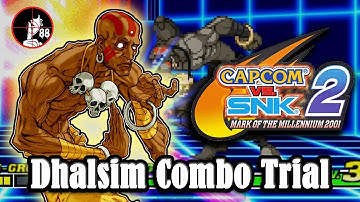 Dhalsim Trials for Capcom vs. SNK 2 【カプエス2】(Hints in description)