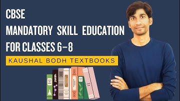 🚀 Mandatory Skill Education for Classes 6–8 | Kaushal Bodh Textbooks | CBSE Circular
