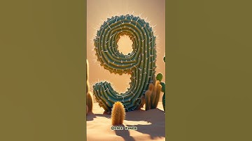 Cactus Countdown Magic! 9 to 0 in Seconds #10seconds #countdown #timer #shorts