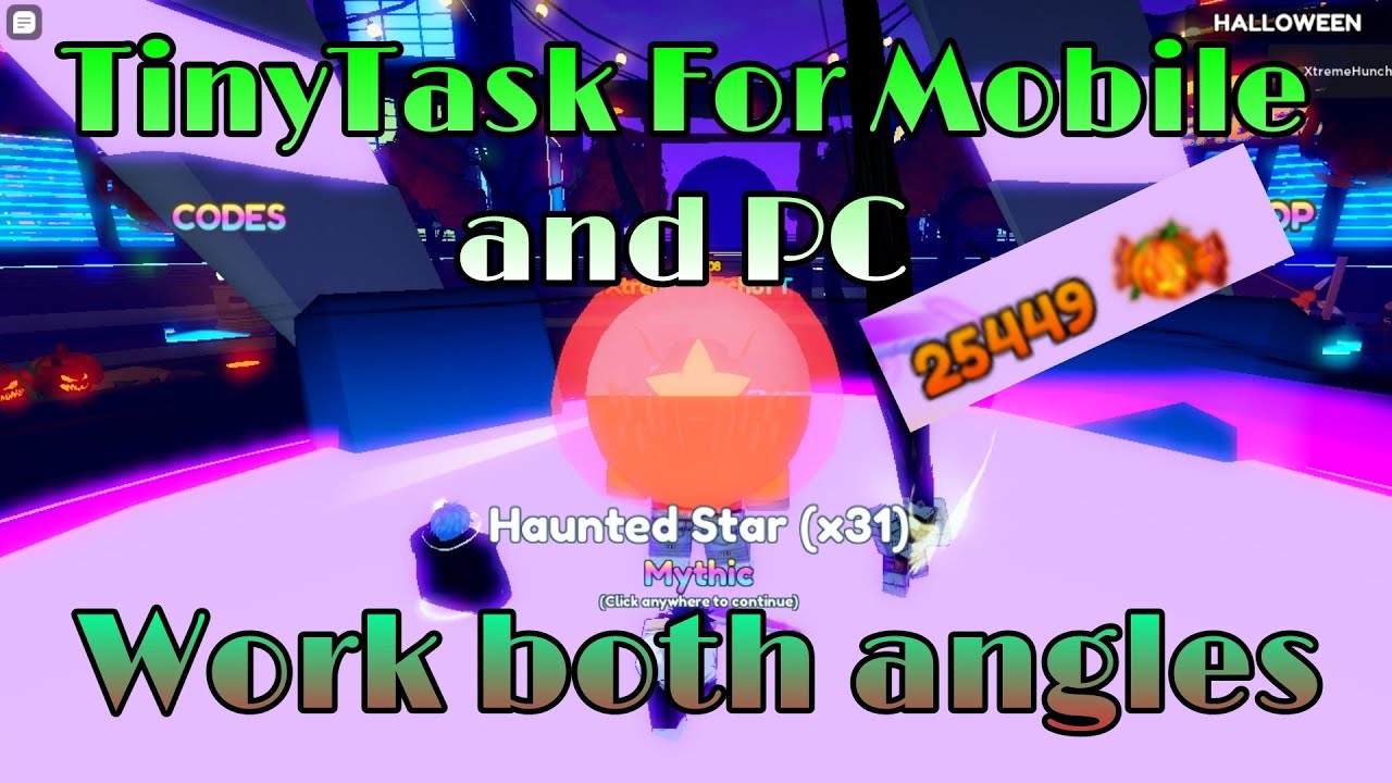 Thriller bark tinytask macro farm for candy anime adventures youtube