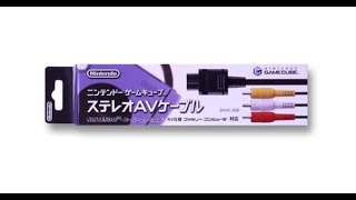 [NGC]게임큐브용 컴포지트 케이블(SHVC-008)/Composite AV Cable(SHVC-008) for GameCube/ゲームキューブ用ステレオAVケーブル(SHVC-008)