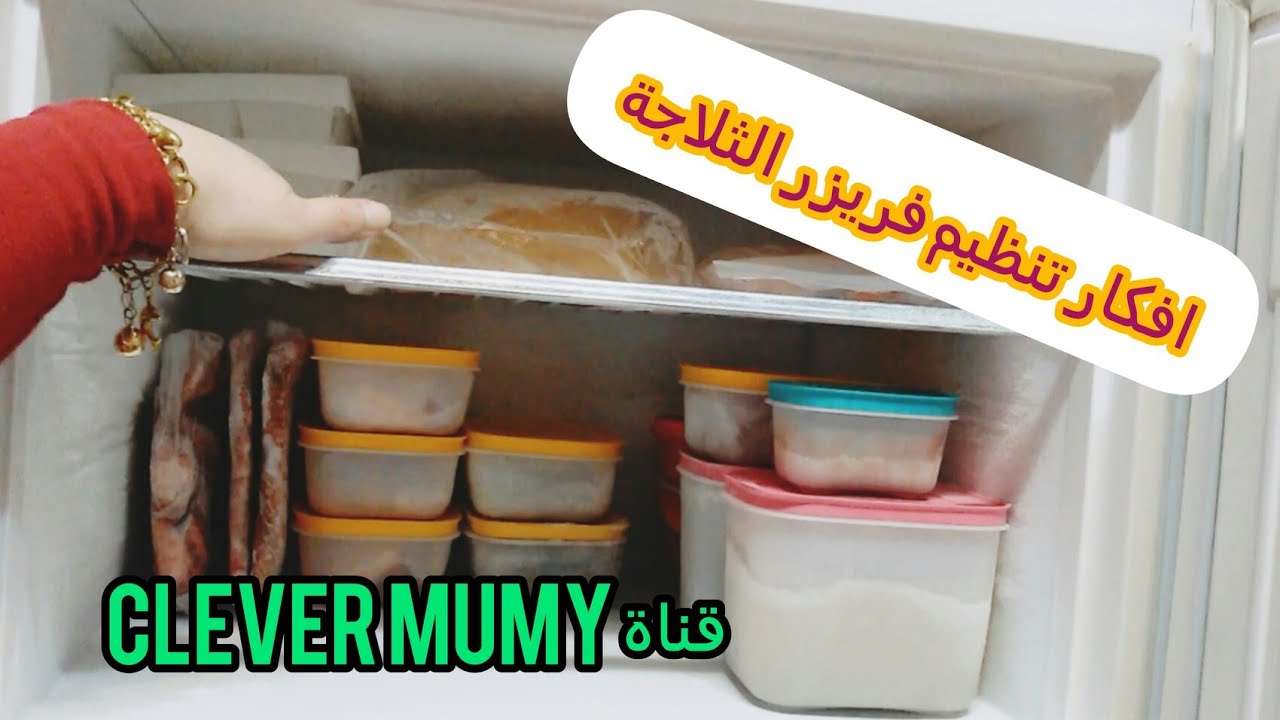 ماعنديش غير فريزر الثلاجة😞 انظم ازاى تفريزاتى واستغل المساحة🍅🍋🍓 افكار لتنظيم فريزر الثلاجة