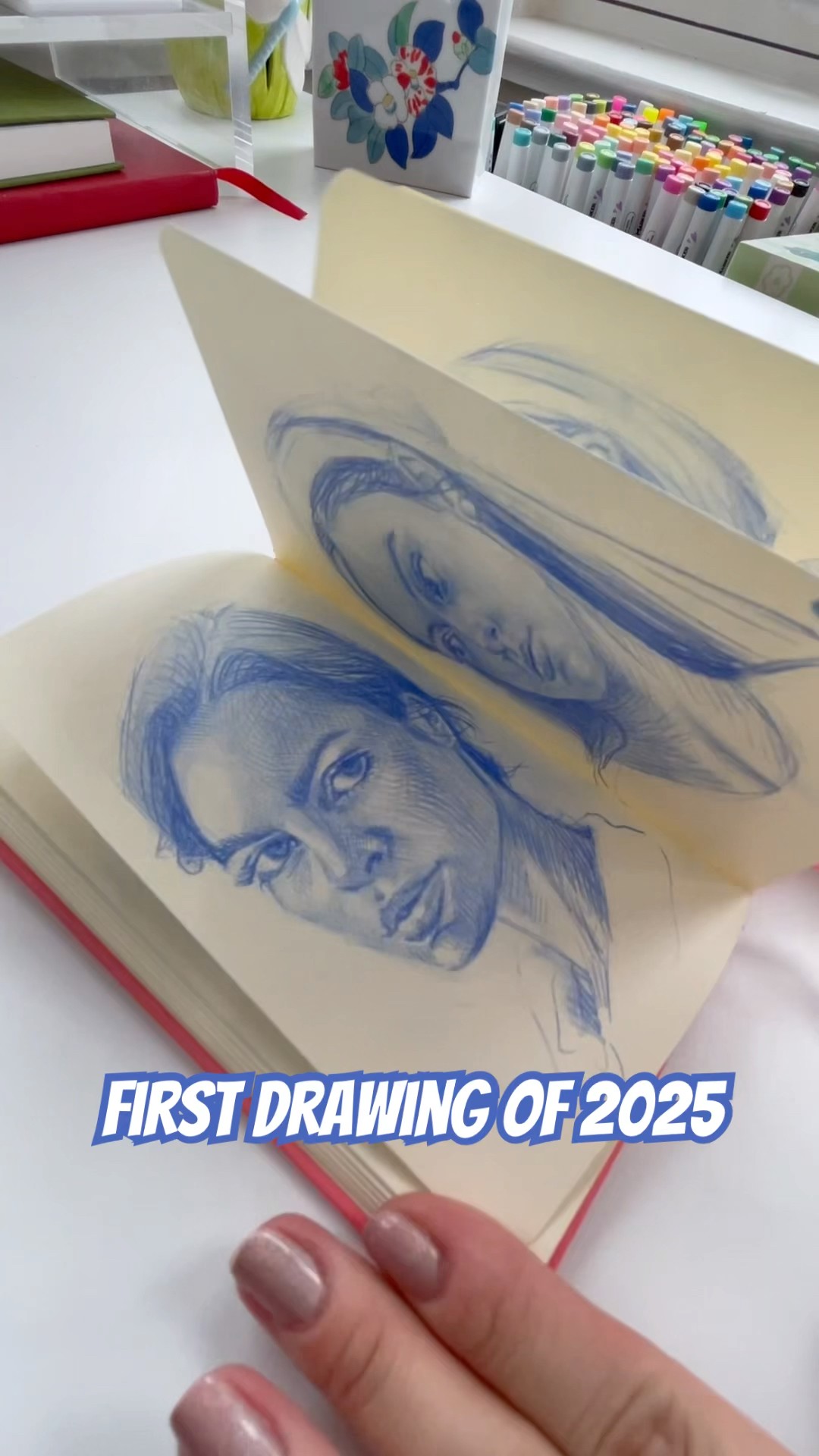 First Drawing Of 2025 Daily 20min Sketchbook Practice Dailyart Oardefault
