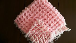 Baby Pom Pom Blanket Loom ( Ponponlu bebek battaniyesi yapımı)