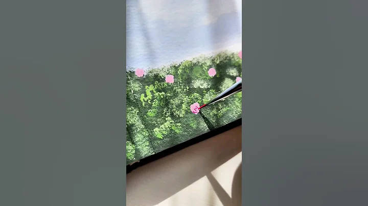 Cute EASY art😍 #shorts #shortsvideo #gouache #easyart