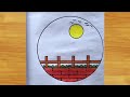 🌱 Creative Circle Drawing Nature | Quick Sketch Short