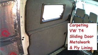 DIY Carpet VW T4 Sliding Door MetalWork & Panels & A Fitting Rubber Seal