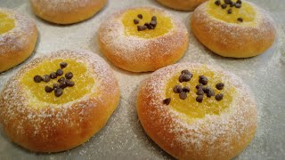 بريوش بكريمة الليمون🍋 بعجينة أخف من القطن بدون بيض ومقادير جد بسيطة😍