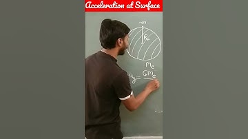 Acceleration At Surface #aiims #neet #neetphysics #education #short #shorts #shortvideo #youtube