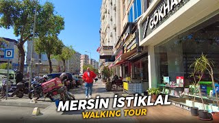 Mersin İstiklal Caddesi Walking Tour - 4K Türkiye