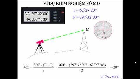 KIỂM NGHIỆM SAI SỐ 2C VÀ MO MÁY KINH VĨ, MÁY TOÀN ĐẠC ĐIỆN TỬ