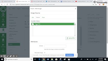 How to Insert and Link a Button in Canvas