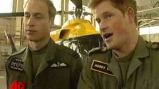 Princes William and Harry Talk Military Roles
