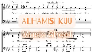 Alhamisi Kuu || Tumshangilie Bwana 8-18 || MUSIC SHEET