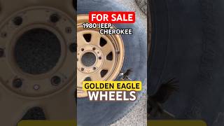 These factory wheels are AWESOME! 1980 JEEP Bronze Golden Eagle Wheels #cherokee #wagoneer #jeep