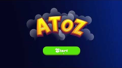 A To Z Html 5 JavaScript Game For Kids