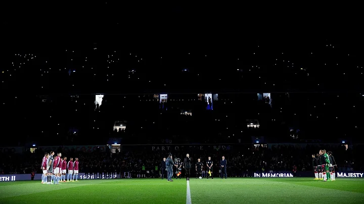 Aston Villa's tribute to Her Majesty Queen Elizabe...