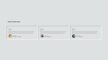 Creating Neumorphism-Inspired Client Testimonial Cards with HTML and CSS - A Step-by-Step Tutorial