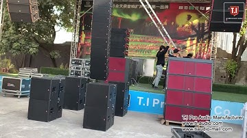 T.I Pro Audio Max-6 dual 6-inch two-way line array