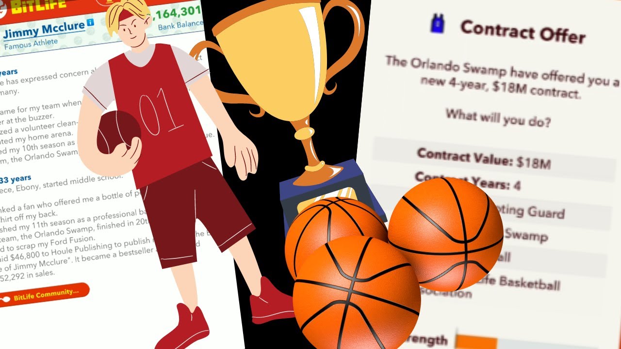 BECOMING A PROFESSIONAL BASKETBALL PLAYER IN BITLIFE PRO SPORTS 