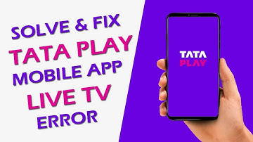 FIX TATA PLAY Play ( TATA SKY) LIVE TV APP ERROR 2022 | SOLVE TATA PLAY APP ERROR