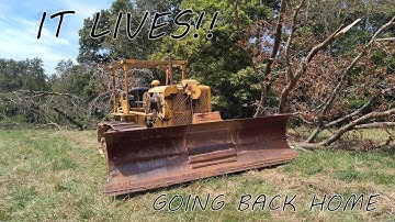 Cat D7 3T First start in 6 Years. Old Start and Operate!