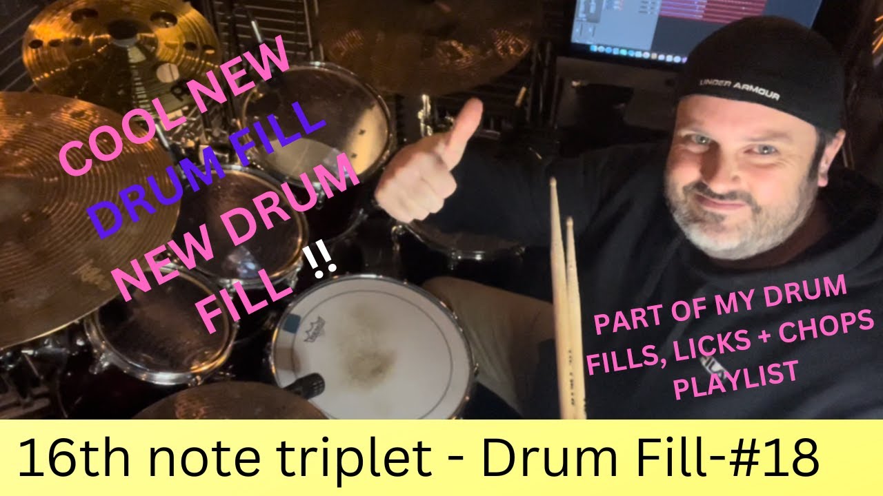 16th note triplet drum fill - YouTube