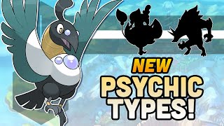 Designing NEW POKEMON (and Redesigning Old Ones!) - New PSYCHIC TYPES!