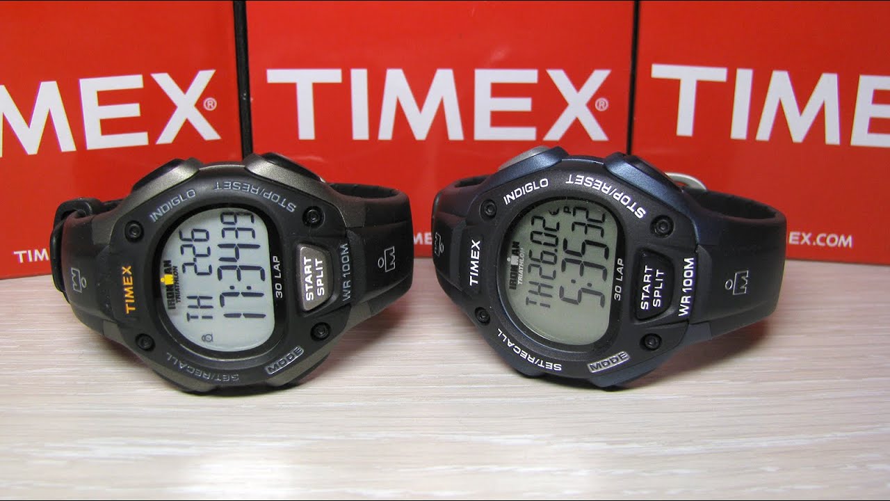 Timex Ironman T5H591 vs Timex Ironman T5E901 Triathlon - YouTube