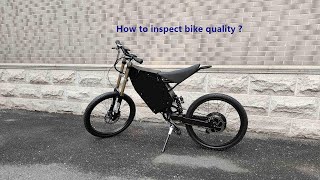 CZDM Ebike -- How we check the bomber ebike quality before shipping