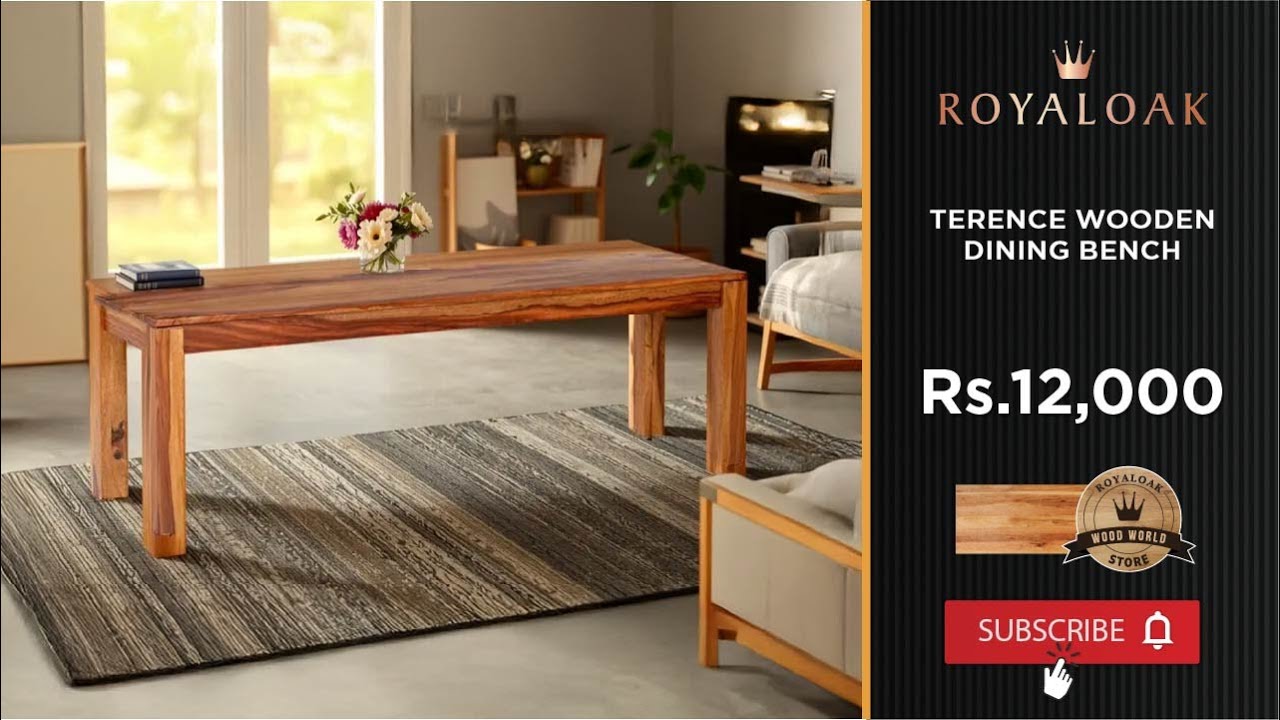 Royaloak |  Terence Wooden Dining Bench