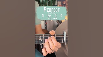 Thumbnail of Perfect Ed Sheeran Guitar Lesson // Perfect Guitar Tutorial #Shorts