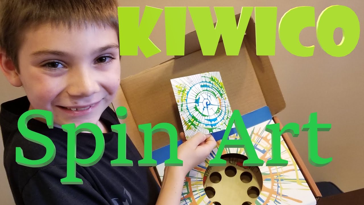 Watch as we make the KiwiCo Paint Spinner! Spinart Box! kiwico tinkercrate YouTube