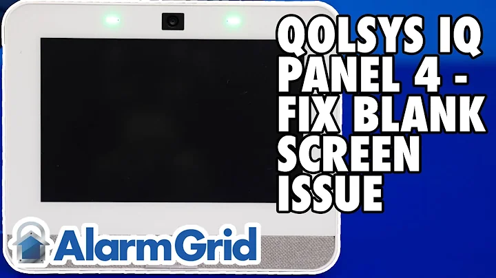 Fixing Blank Screen on Qolsys IQ Panel 4