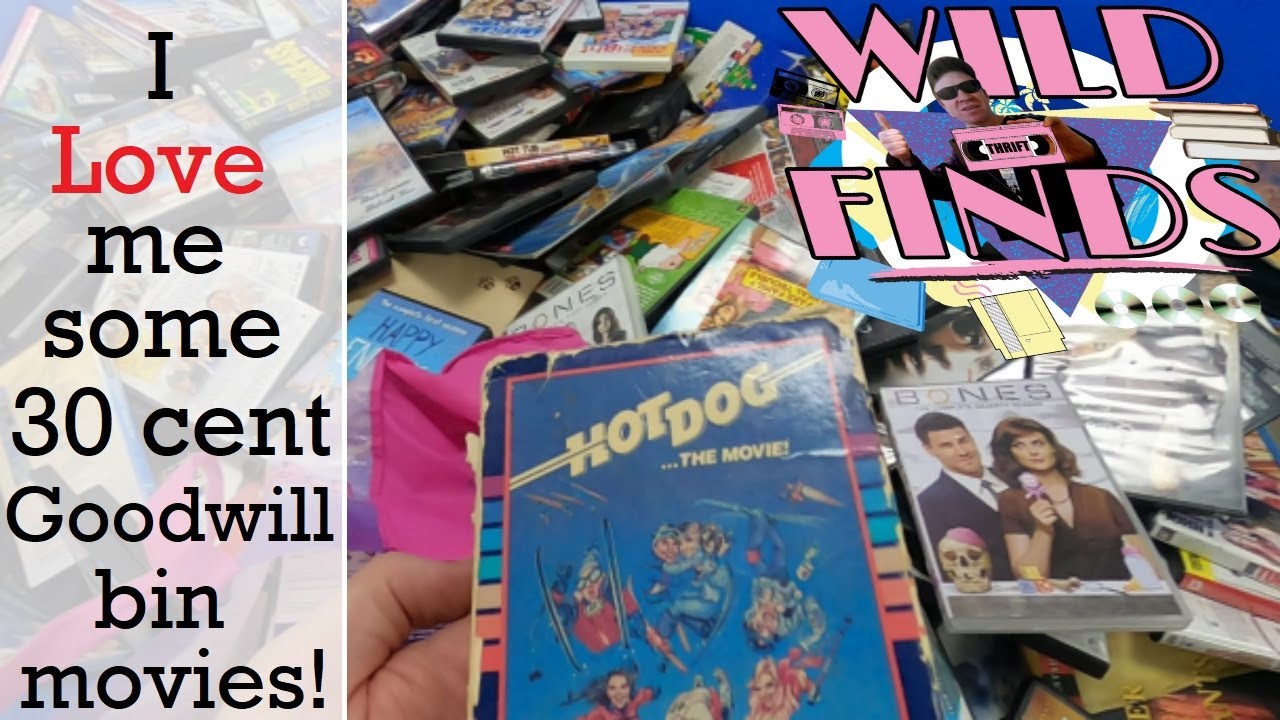 Поиски DVD в комиссионном магазине — впервые в этом магазине Goodwill (и еще огромная удача с фут...
